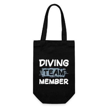 Diving Team - Gift Bag for Bottles - black - Front