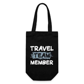 Travel Team - Geschenkbeutel für Flaschen - Schwarz - Vorne