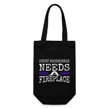 Charpentier Fille Tshirts Construction Charpentier - Sac à bouteille - noir - Devant