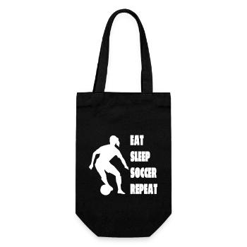 Conception de football Joueur de football Équipe de football - Sac à bouteille - noir - Devant