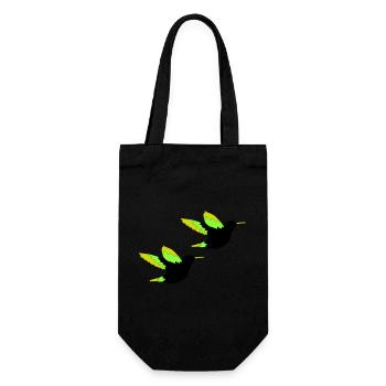 Hummingbird 02 - Gift Bag for Bottles - black - Front