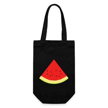 Melon, Fruit, Fruit, Summer, Refreshment, Food, Organic - Gift Bag for Bottles - black - Front