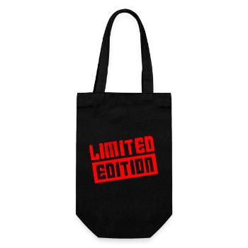 Limited Edition - Gift Bag for Bottles - black - Front