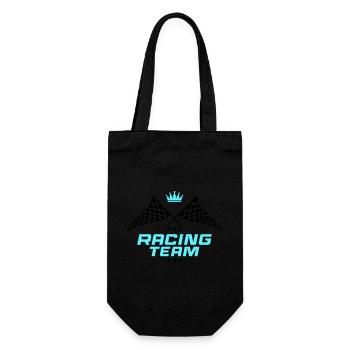 Racing Team - Gift Bag for Bottles - black - Front