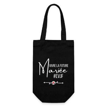 Vivre la future mariée - Sac à bouteille - noir - Devant