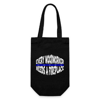 carpenter baby and toddler shirts present idea - Gift Bag for Bottles - black - Front