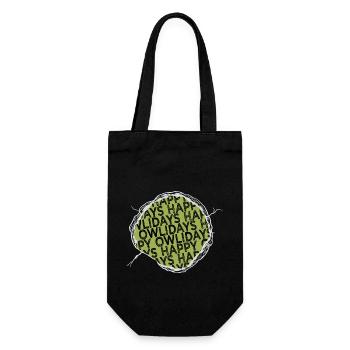 bodybuilding bedroom beard gang fairy tail bday - Gift Bag for Bottles - black - Front