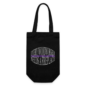 Mason Tools Present Carpenter Joke Lumber - Gift Bag for Bottles - black - Front