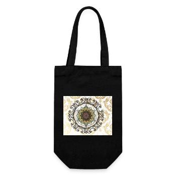 The moroccan chakra 2 Original - Geschenkbeutel für Flaschen - Schwarz - Vorne