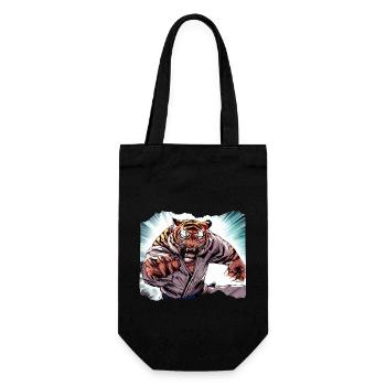 Karate Judo Japanese - Gift Bag for Bottles - black - Front