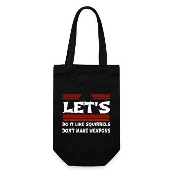 funny sayings peace peace symbol anti war funny - Gift Bag for Bottles - black - Front