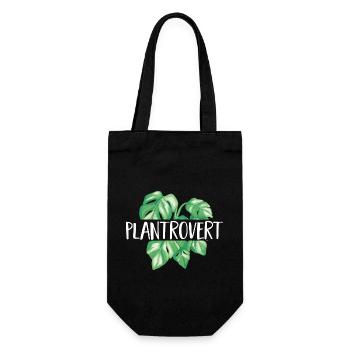 Monstera Deliciosa Albo Plante d’intérieur botanique - Sac à bouteille - noir - Devant