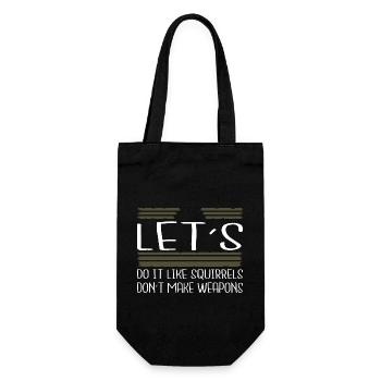 Mouvement de la paix idée présente bday enfant citation - Sac à bouteille - noir - Devant