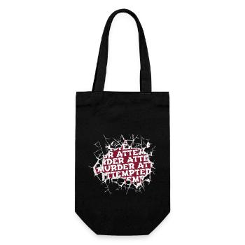 book quotes frequent readers a time book worm - Gift Bag for Bottles - black - Front