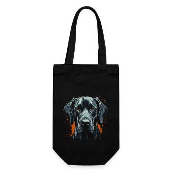 Dogue allemand - Sac à bouteille - noir - Devant