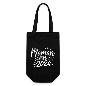 Maman en 2024 - Sac à bouteille - noir - Devant