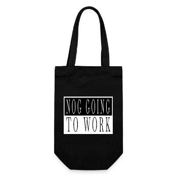 Dork Santa Geek Sayings awkward christmas present - Gift Bag for Bottles - black - Front