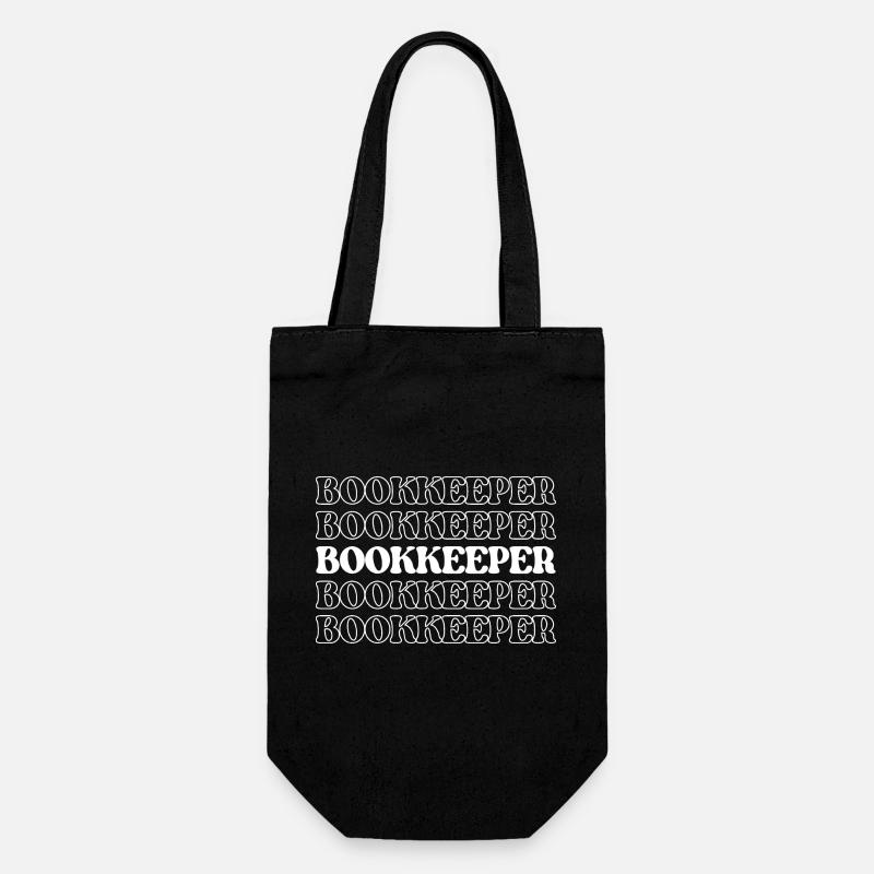 Aide-comptable Comptable Commis Auditeur - Sac à bouteille - noir