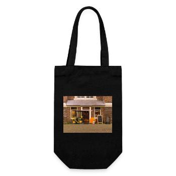 Amsterdam cheese - Gift Bag for Bottles - black - Front