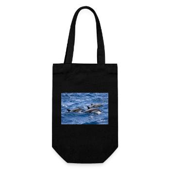 Dauphins - Sac à bouteille - noir - Devant