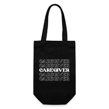 Caretaker Guardian Nanny Babysitter Nursemaid - Gift Bag for Bottles - black - Front