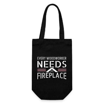 Idée présente Ébéniste Union Charpentier - Sac à bouteille - noir - Devant