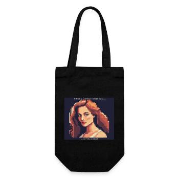 Digital art - Gift Bag for Bottles - black - Front