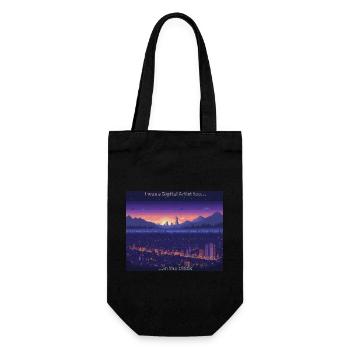 Artiste rétro - Sac à bouteille - noir - Devant