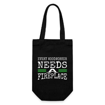 Funshirt Charpentier Blague Bingo Hall T-shirts - Sac à bouteille - noir - Devant