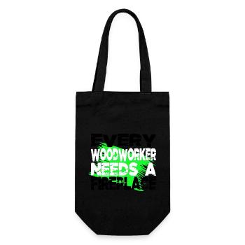 carpenter hoodies and sweatshirts hearbeat sayings - Gift Bag for Bottles - black - Front