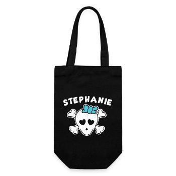 Pirate Stephanie Design pour les filles et les femmes - Sac à bouteille - noir - Devant
