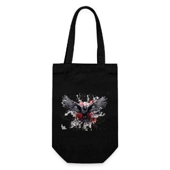 Raven - Gift Bag for Bottles - black - Front