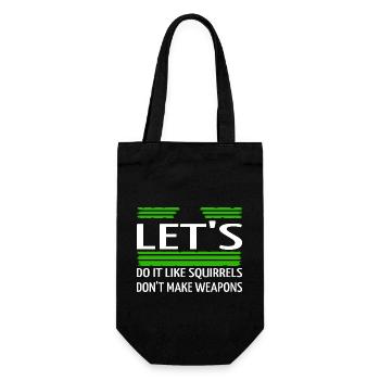quote statement funny sayings peace for paris - Geschenkbeutel für Flaschen - Schwarz - Vorne