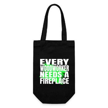 cadeau d’anniversaire bois citation idée cadeau cutter - Sac à bouteille - noir - Devant