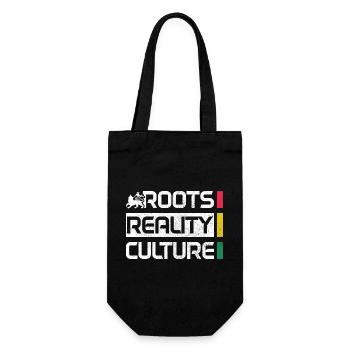 Reggae Musik Rastafari Jamaika - Geschenkbeutel für Flaschen - Schwarz - Vorne