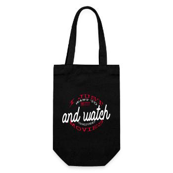 Bakers Motto Bedroom Quote Bakers Shirt - Gift Bag for Bottles - black - Front