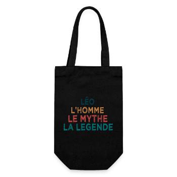 Léo la légende - Sac à bouteille - noir - Devant