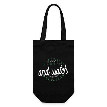 confiserie bakers shirt present baking bread - Geschenkbeutel für Flaschen - Schwarz - Vorne