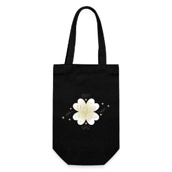 Nouvel an - Sac à bouteille - noir - Devant