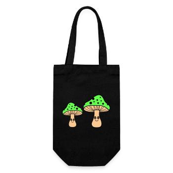 Champignons hypnotiques - Sac à bouteille - noir - Devant