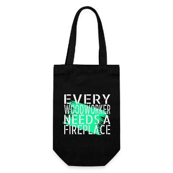 Carpenter Jokes Tshirts Present Idea - Gift Bag for Bottles - black - Front