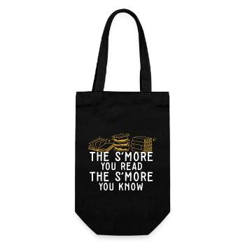 Ideal not just for camping but also for book club - Geschenkbeutel für Flaschen - Schwarz - Vorne