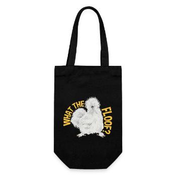 Seidenhuhn Silkie Chicken - Gift Bag for Bottles - black - Front