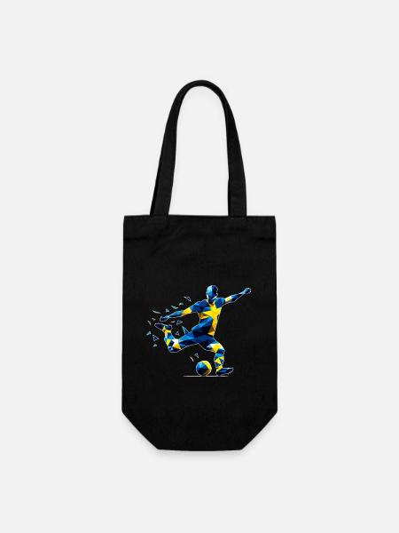 Football Suède - Sac à bouteille - noir