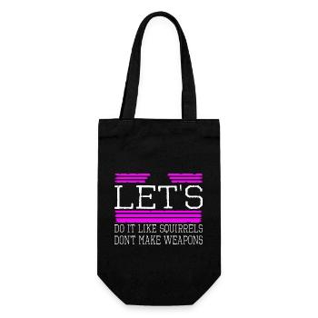 Funky Counterculture Family Hippie Gift - Gift Bag for Bottles - black - Front