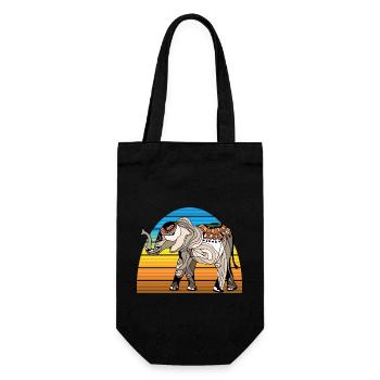Éléphant - Sac à bouteille - noir - Devant
