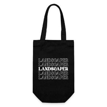 Jardinier Horticulteur Paysagiste Cultivateur Planteur - Sac à bouteille - noir - Devant