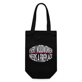 Cutter Charpentier T-shirts Geek Foresterie Marteau-piqueur - Sac à bouteille - noir - Devant
