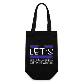 idée cadeau anniversaire oiseau contre-culture enfant geek - Sac à bouteille - noir - Devant