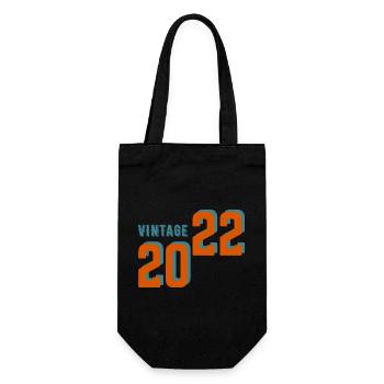 Vintage rétro 2022 - Sac à bouteille - noir - Devant